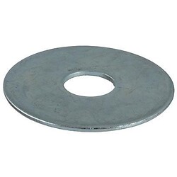 Rondelles plates LLu acier zingué blanc, pour vis diamètre 8 mm, sachet de 200 rondelles