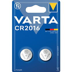 Pile Varta Lithium CR2016 - Lot de 2