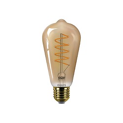 Lampe LED ST64 filament E27 ambré