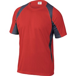 Tee-shirt Bali bicolore rouge et gris - taille XXL